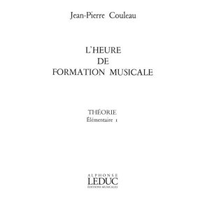 Couleau Heure De Formation Musicale Elementaire 1 Theorie Book