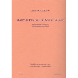 Pichaureau Marche Des Gardiens De La Paix Harmonie Drums Book