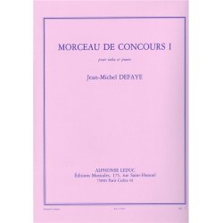 Jean Michel Defaye: Morceau de Concours 1 (Tuba & Piano)