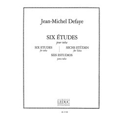 Jean Michel Defaye: 6 Etudes (Tuba solo)