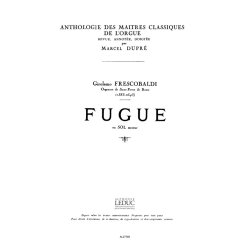 Girolamo Frescobaldi: Fugue in G minor (Ma&icirc;tres classiques No.16) (Organ)