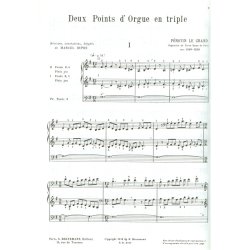 Perotin-le-Grand: 2 Points d'Orgue en Triple (Ma&icirc;tres classiques No.27) (Organ)