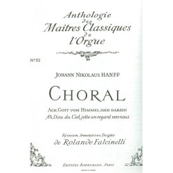 Johann Nikolaus Hanff: Chorale: Ach Gott, vom Himmel sieh darein (Ma&icirc;tres No.52) (Organ)