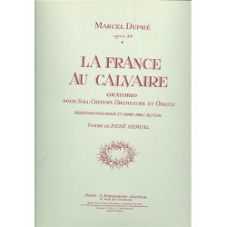 Dupre France Au Calvaire Op 49 Choir & Organ Book