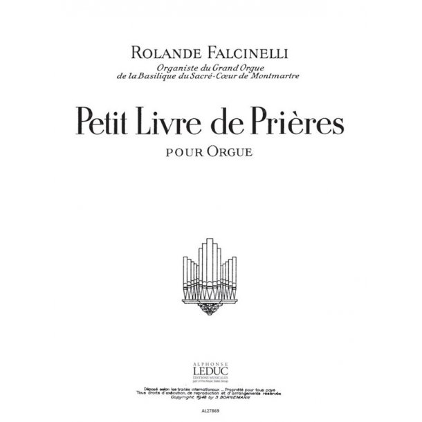 Rolande Falcinelli: Petit Livre de Pri&egrave;res (Organ)