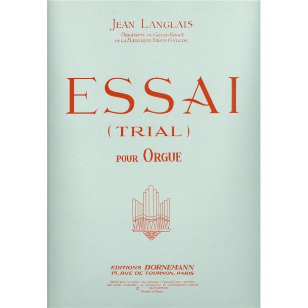 Jean Langlais: Essai (Organ)