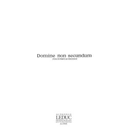 Franck Domine Non Secundum Offertoire Pour Le Careme 4 Male Voices