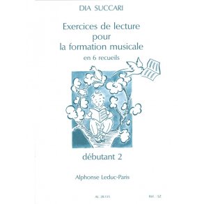 Succari Exercices De Lecture Pour La Formation Musicale Vol 2 Deb 2 Bk