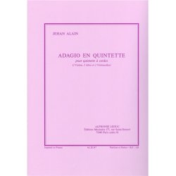 Jehan Ariste Alain: Adagio en Quintette (Quintet-Strings)