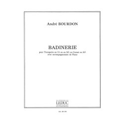 Andr&eacute; Bourdon: Badinerie (Trumpet & Piano)