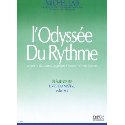 Lab Odyssee Du Rythme Volume 3 Elementaire Livre Du Maitre Book