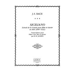 Johann Sebastian Bach: Sicilienne (Recorder & Piano)