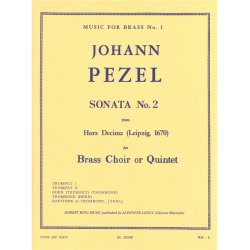 Johann Christoph Pezel: Sonata No.2 (Quintet-Brass)