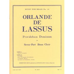 Orlando de Lassus: Providebam Dominum (Septet-Brass)