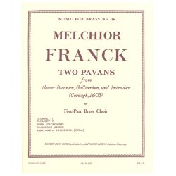 Maurice Franck: 2 Pavans (Quintet-Brass)