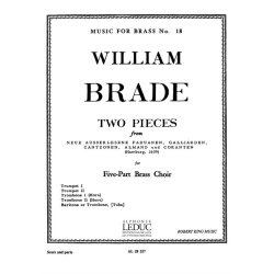 William Brade: 2 Pieces (Quintet-Brass)