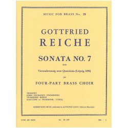 Gottfried Reiche: Sonata No.7 (Quartet-Brass)