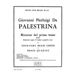 Giovanni Pierluigi da Palestrina: Ricercar del primo tuono (Quartet-Brass)