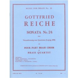Gottfried Reiche: Sonata No.24 (Quartet-Brass)