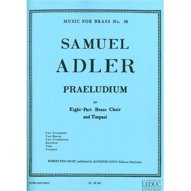Samuel Adler: Praeludium (Ensemble-Brass 8 or more)
