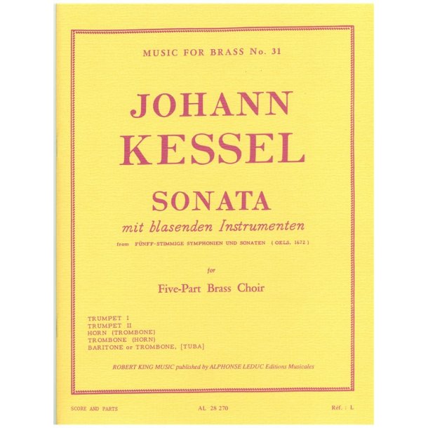 Johann Kessel: Sonata (Quintet-Brass)