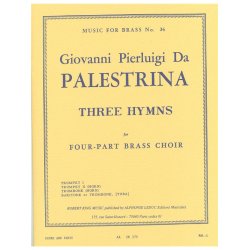 Giovanni Pierluigi da Palestrina: 3 Hymnes (Quartet-Brass)