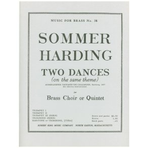 Jacob & John Harding J.& Sommer J.: 2 Dances (Quintet-Brass)