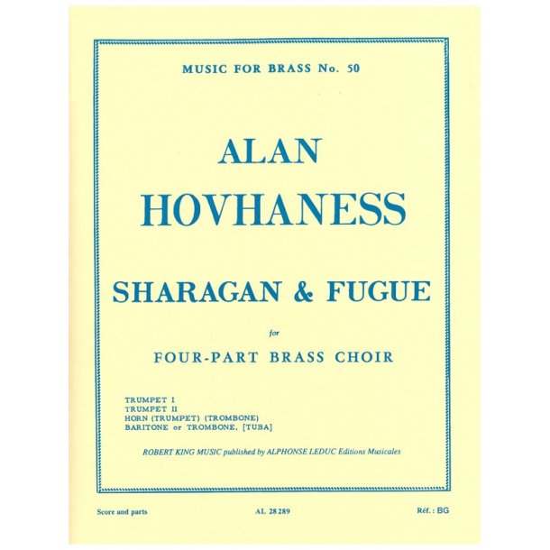 Alan Hovhaness: Sharagan & Fugue (Quartet-Brass)