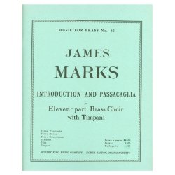 James Marks: Introduction & Passacaglia (Ensemble-Brass 8 or more)