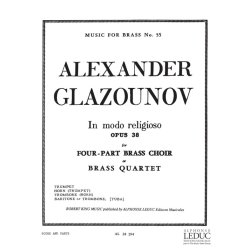 Alexandre Glazounov: In Modo religoso Op.38 (Quartet-Brass)