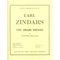Earl Zindars: The Brass Square (Ensemble-Brass 8 or more)