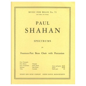 Paul Shahan: Spectrums (Ensemble-Brass 8 or more)