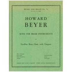 Howard Beyer: Suite (Ensemble-Brass 8 or more)