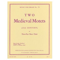 Anon.: 2 Medi&aelig;val Motets (Trio - Brass)