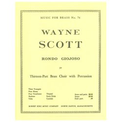 Wayne Scott: Rondo giojoso (Ensemble-Brass 8 or more)