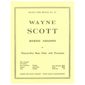 Wayne Scott: Rondo giojoso (Ensemble-Brass 8 or more)