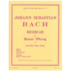 Johann Sebastian Bach: Ricercar de l'Offrande musicale (Septet-Brass)