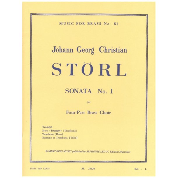 J. Stoerl: Sonata No.1 (Quartet-Brass)