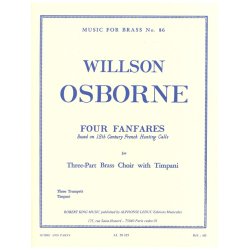 Willson Osborne: 4 Fanfares (Trumpets 3)