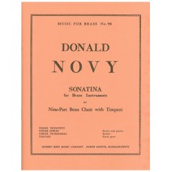 Donald Novy: Sonatina (Ensemble-Brass 8 or more)