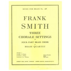 Franck Smith: 3 Chorale Settings (Quartet-Brass)