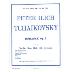 Piotr Ilich Tchaikovsky: Romance Op.5 in F minor (Ensemble-Brass 8 or more)