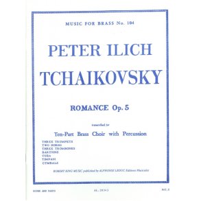 Piotr Ilich Tchaikovsky: Romance Op.5 in F minor (Ensemble-Brass 8 or more)