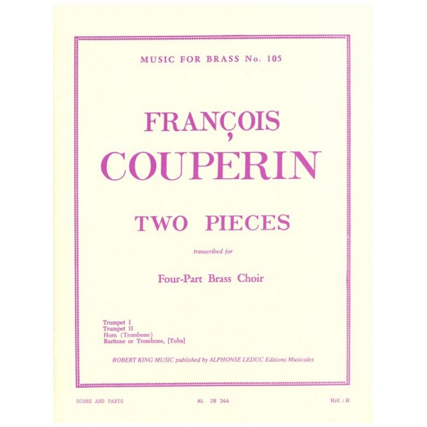 Fran&ccedil;ois Couperin: 2 Pi&egrave;ces (Quartet-Brass)