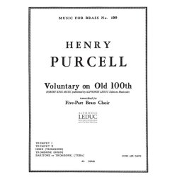 Henry Purcell: Voluntary on 'Old 100th' (Quintet-Brass)
