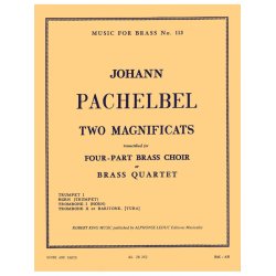 Johann Pachelbel: 2 Magnificats (Quartet-Brass)
