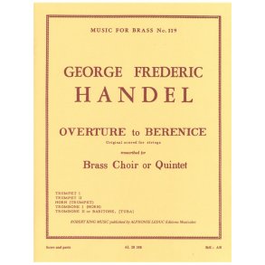 Georg Friedrich Handel: Overture from 'Bérénice' (Quintet-Brass)