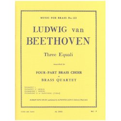 Ludwig van Beethoven: 3 Equali (Quartet-Brass)