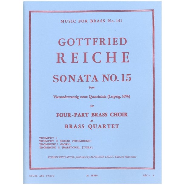 Gottfried Reiche: Sonata No.15 (Quartet-Brass)
