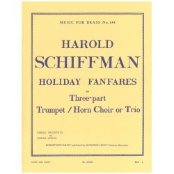 Harold Schiffman: Holiday Fanfares (Trumpets 3)